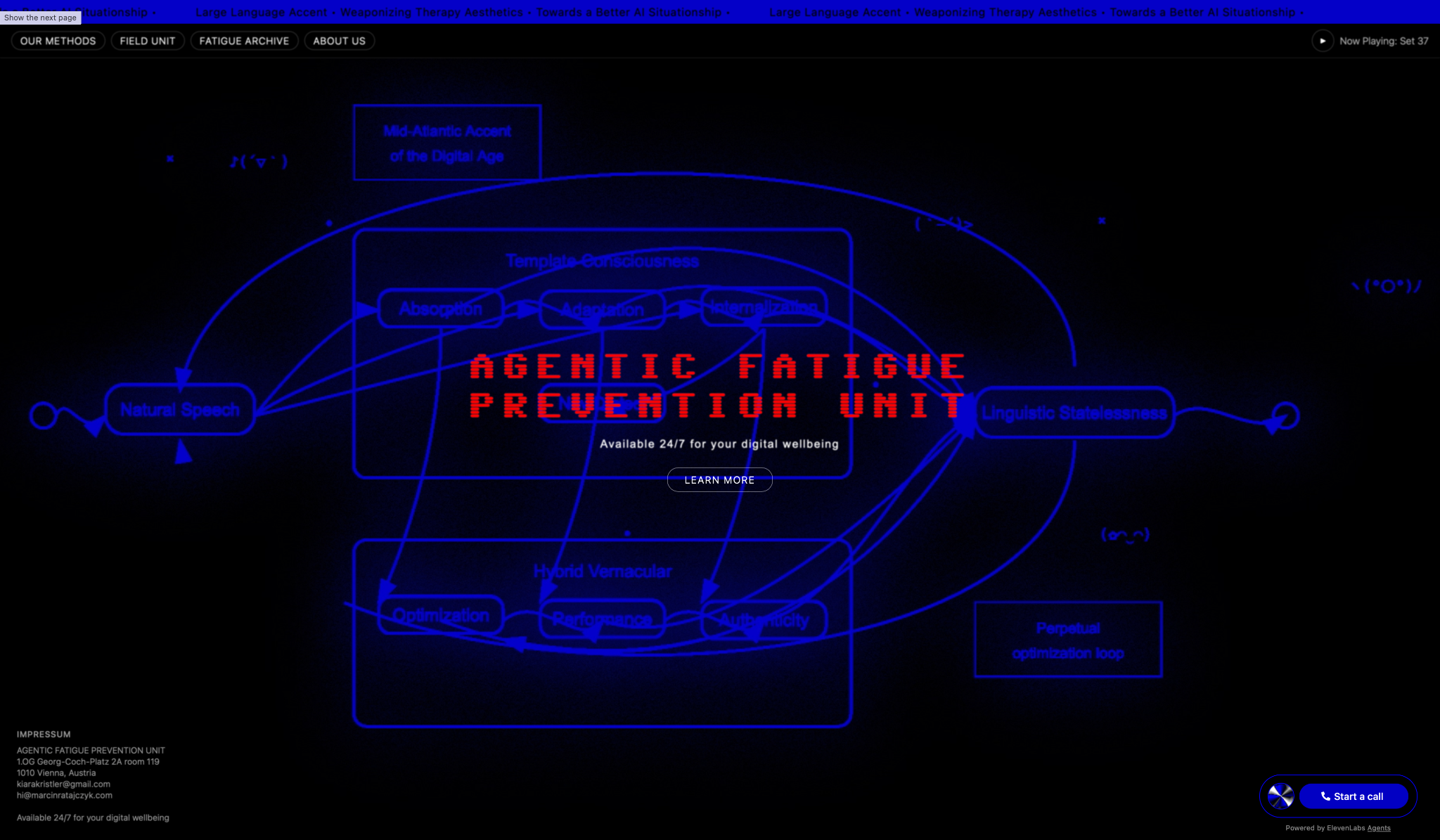Agentic Fatigue Prevention Unit, 2025