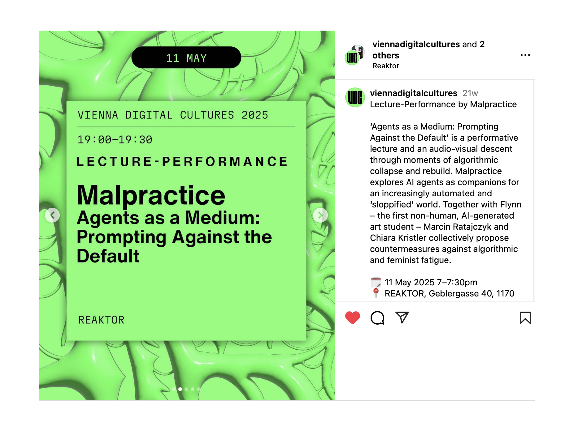 Lecture Performance
